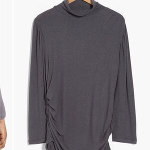 Renee C. Charcoal Long Sleeve Top